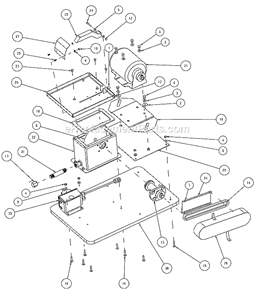 Page A Diagram and Parts List for TS6  Barranca Diamond Circular Saw